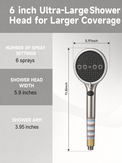 SNUGZ - 6 mode shower head
